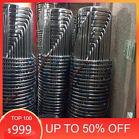 Mua Combo 10 ghế vòng tròn 100% inox không rỉ sét