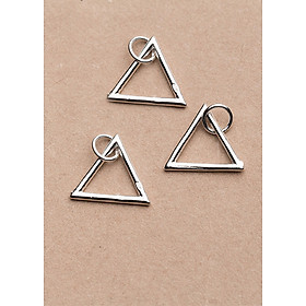Combo 3 cái charm bạc hình tam giác treo - Ngọc Quý Gemstones