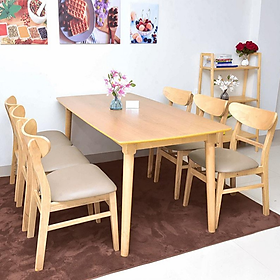 Mua Bộ bàn ăn Mango - màu gỗ tự nhiên