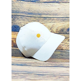 Nón kết / Mũ lưỡi trai thêu hoa cúc dại NON0249T