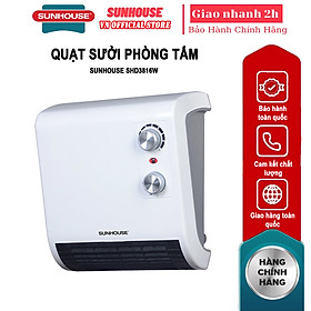 Quạt Sưởi Phòng Tắm Sunhouse SHD3816W - Chính Hãng