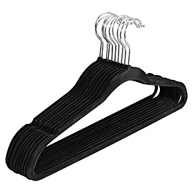 Mua Bộ 10 Móc Áo JYSK Helmut Bọc Nhung (24 x 45 cm) - Xám