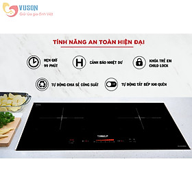 Bếp từ đôi Chefs EH-DIH866G - Hàng chính hãng