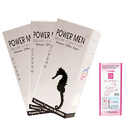 Combo 3 Hộp Bao Cao Su Kéo Dài Thời Gian Quan Hệ Power Men Longer Plus