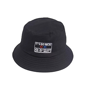 Nón bucket thêu chữ IT SO NICE - mũ tai bèo Ulzzang phong cách, cá tính Unisex nam nữ