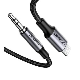 Mua Cáp lightning ra 3.5mm màu xám mạ nickel chống nhiễu 1m Ugreen 315OL70509US Hàng chính hãng