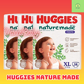 Combo 3 Tã/Bỉm quần Huggies Platinum NatureMade M58/L44/XL38/XXL26