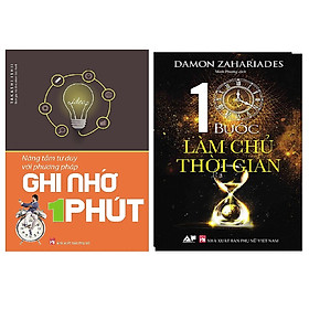 Combo Nâng Tầm Tư Duy Với Phương Pháp Ghi Nhớ 1 Phút+10 Bước Làm Chủ Thời Gian