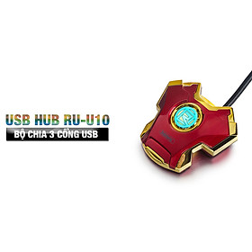 Hub chia 1 ra 3 cổng USB tốc độ cao Remax RU-U10 - Hàng nhập khẩu