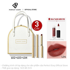 Bộ son kem lì Perfect Diary màu đậm chất lượng cao phiên bản quà tặng Valentine 2.4g