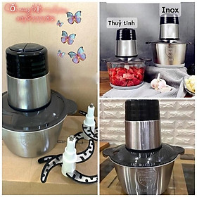 Máy xay thịt - 2 bộ lưỡi / inox/thủy tinh/