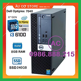 Mua  RẺ NHÂT  Máy tính Đồng Bộ Dell Optiplex 7040  CPU Core i5-6500  DDR4 8Gb  SSD 240G - Hàng chính hãng