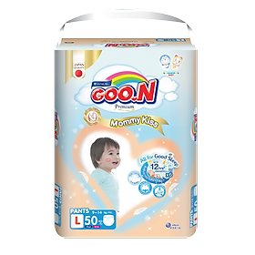 Tã Quần Goon Mommy Kiss M62, L50, Xl44, Xxl38, Xxxl28