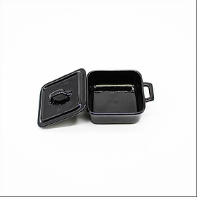 TÔ SOUP Q'TESSENCE HAI TAY CẦM MÀU ĐEN 13CM
