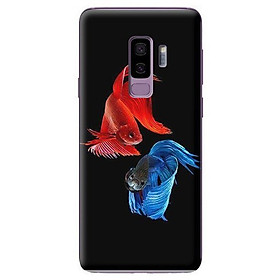 Ốp Lưng Điện Thoại Dành Cho Samsung Galaxy S9 Plus - Couple Cá Betta Xanh Đỏ