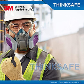 Mua Mặt nạ phòng dịch 3M Thinksafe  tiêu chuẩn N95  phòng dịch  lọc bụi mịn pm2  bảo vệ hô hấp  3M chính hãng -7502/7093