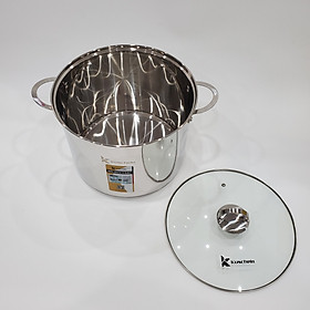 Nồi Luộc Gà Bếp Từ Kuscheln KCP 023-30 5 đáy 15 lít Bằng Inox 304 loại 18/10 size 30cm Luộc Gà Vit Nguyên Con