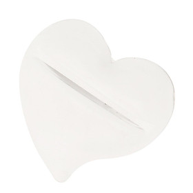 Clear Crystal Love Heart Shape Table Place Card Holder Wedding Party Decor