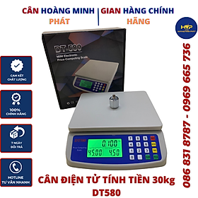 Mua Cân Điện Tử Tính Tiền DT580 30kg/1g (cân điện tử nhà bếp)   CÂN HOÀNG MINH PHÁT