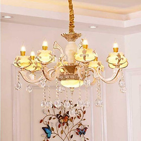 Đèn chùm ZONLE kiểu dáng hiện đại trang trí nhà cửa cao cấp loại 8 tay