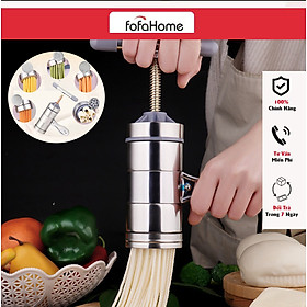 Dụng cụ làm bún inox 5 lưỡi cắt - máy làm bún tươi mỳ sợi chân châu inox 5 đầu tiện dụng