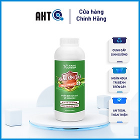 Hình ảnh NANO KẼM (Zn) NÔNG NGHIỆP CHỐNG RỤNG LÁ, RỤNG TRÁI, VÀNG LÁ, BẠC LÁ, LÁ BIẾN DẠNG, BỔ SUNG KẼM-NANO XGREEN AHT CORP 1000ML