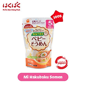 Mỳ ăn dặm Baby Somen HakuBaku 100g (Dành cho bé từ 5 tháng)