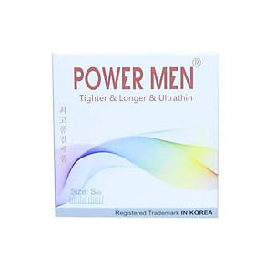 Bcs Size 49mm Kéo Dài Thời Gian Power Men Tighter Longer Ultrathin (Hộp 3) - Hàng Chính Hãng 100% - Che Tên Sản Phẩm 