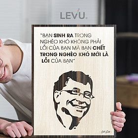 Mua Tranh tạo động lực khởi nghiệp startup lời khuyên của Bill Gates LEVU NT05