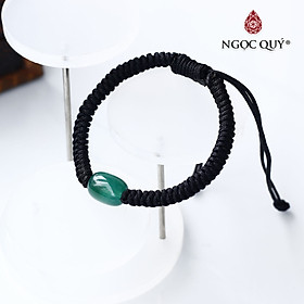 Vòng thắt dây đen đá thiên nhiên - Ngọc Quý Gemstones