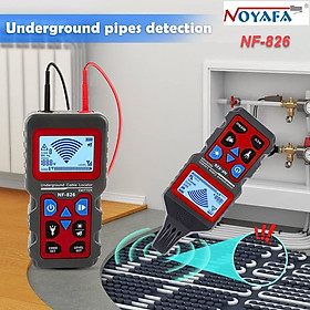 Mua Máy Dò Dây ĐIện Ngầm  Dò Kim Loại Đa Năng Noyafa NF-826 Bộ định vị cáp / dây / đường ống ngầm chuyên nghiệp Noyafa NF 826 Noyafa NF-826 Wire Tracker Portable Telephone Cable Locator Underground Pipe Detector Professional Cable Finder