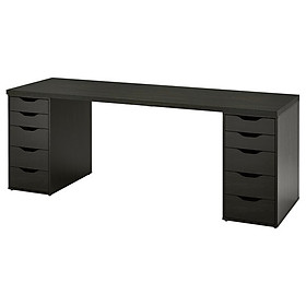 Mua DAISY  Bàn làm việc 2 tủ ngăn kéo  1m6 x 60cm  Phong cách Bắc Âu  160x60x75cm