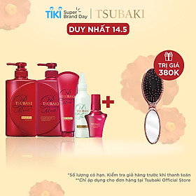 Bộ sản phẩm Tsubaki Premium dưỡng tóc bóng mượt hoàn hảo
