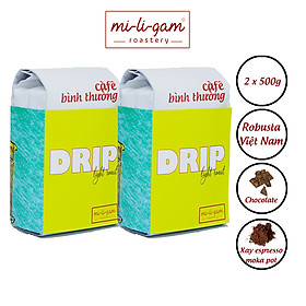 BÁO GIÁ Cà Phê Espresso Bột | Shopee Lazada Sendo Tiki mới nhất 36 Combo 2x 500g Robusta Pha Espresso / Cà Phê Bột | mi-li-gam roastery #miligam cà phê rang xay pha máy espresso, pha máy văn phòng, moka pot