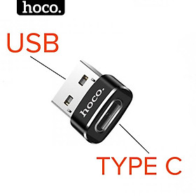 Mua Đầu chuyển đổi usb sang type c HOCO - jack otg từ typec sang usb cho máy tính bảng điện thoại