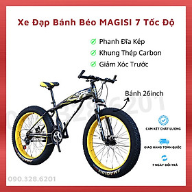 Xe Thể Thao Địa Hình Bánh Béo FOREKNOW B26  Mountain Bike  Xe Đạp MTB