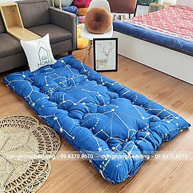 Mua Topper nệm bông xuất Nhật HOMIES cao cấp   Đệm Topper ngủ trưa văn phòng  Tấm làm mềm đệm cotton mềm mại (Đủ Kích Thước)