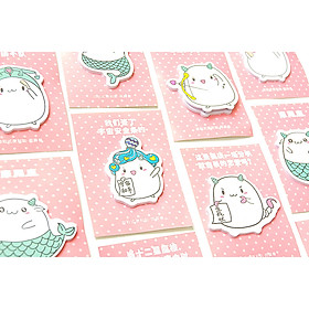 Combo 3 Mẫu Giấy Ghi Chú - Hình Thú Dễ Thương - Mẫu Ngẫu Nhiên