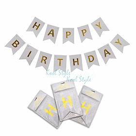 Hình ảnh Dây chữ Happy Birthday đuôi cá - Kool Sytle