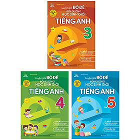 Nơi bán Combo 3 Cuốn: Luyện Giải Bộ Đề Bồi Dưỡng Học Sinh Giỏi Tiếng Anh Tiểu Học - Lớp 3, 4, 5 - Giá Từ -1đ