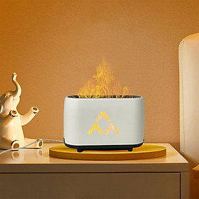 Essential Oil Diffuser Simulation Flame Light Air Humidifier for Desktop