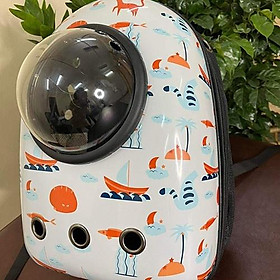 Balo phi hành gia cho thú cưng trong suốt chó mèo kèm tấm lót vệ sinh thời trang phong cách mới nhất