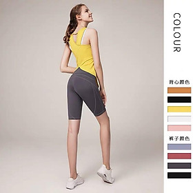 Áo tập gym yoga nữ, áo TANK TOP quảng châu chất lượng cao, siêu xịn siêu xinh