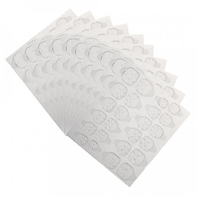 Băng Keo Trong Suốt Dán Móng Tay (240 Cái/10 Tấm)