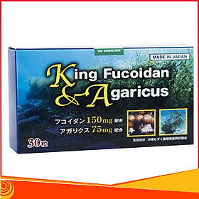 KING FUCOIDAN & AGARICUS viên uống Tpbvsk - Tăng Hệ Miễn Dịch