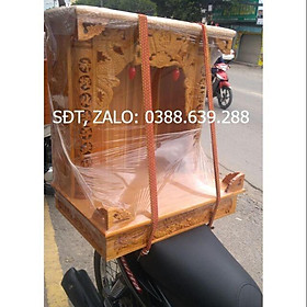 Mua Bàn Thờ Trang nhà treo tường 60cm gỗ Xoan 100%