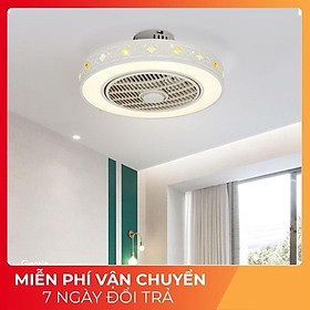 Mua Quạt Trần đèn hiện dại- Điều khiển từ xa_ quét mã điều khiển trên điện thoại thông minh -Q02