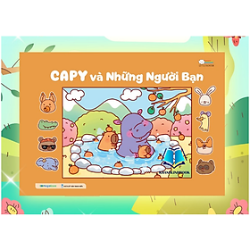 Sách Tô Màu Capy và những người bạn (MG)
