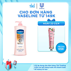 Sữa Dưỡng Thể Trắng Da Chống Nắng Và Ô Nhiễm Môi Trường Vaseline SPF 24 PA ++ (400ml)