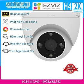 Mua Camera WiFi bán cầu 3MP EZVIZ H4 2K Hàng chính hãng